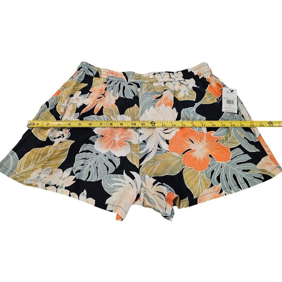 Volcom Shorts Womens Size XL Beach Bandit Tropical All Over Print Viscose NWT - Picture 6 of 10